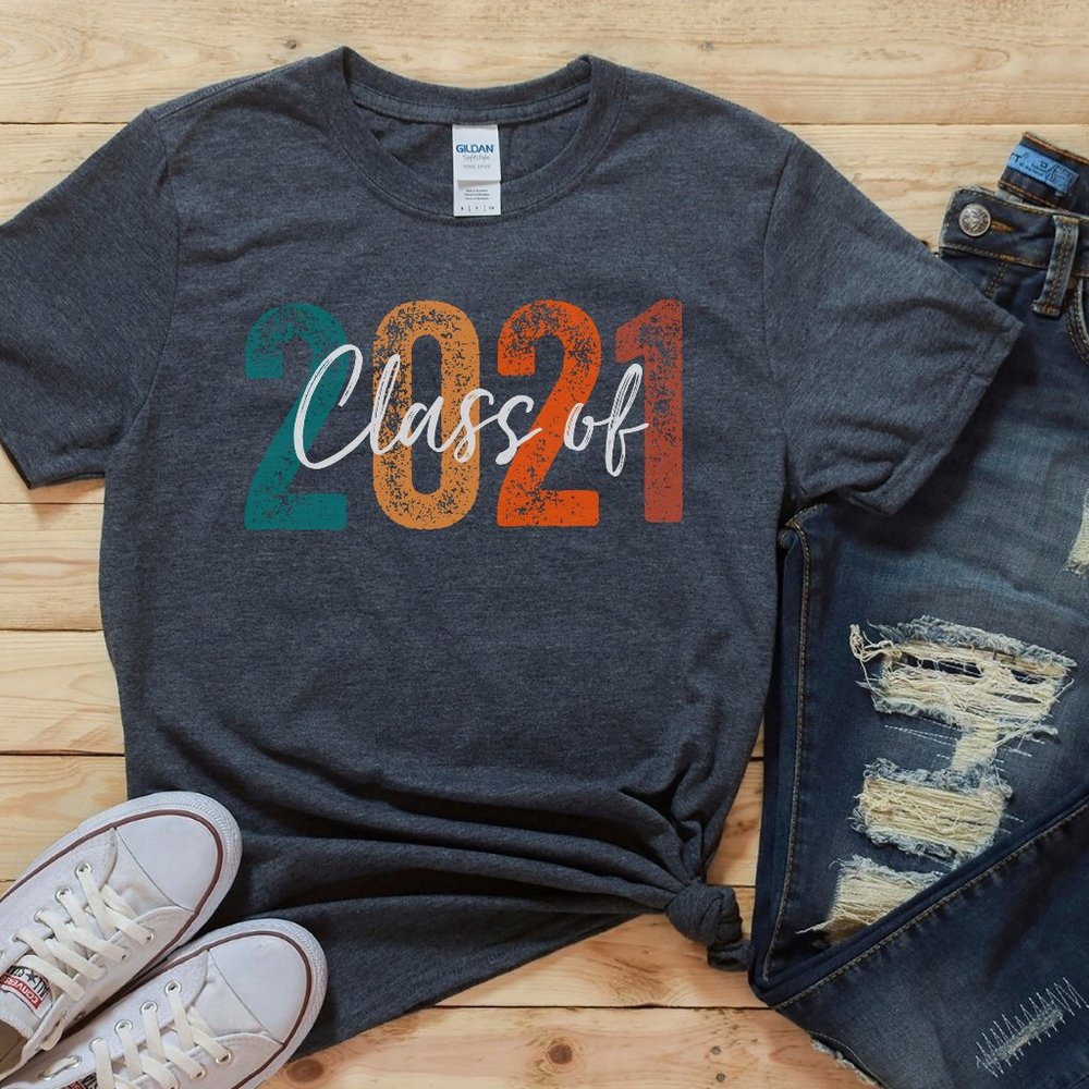 CLASS OF 2021 SHIRT, GRADUATION SHIRT, SENIOR 2021